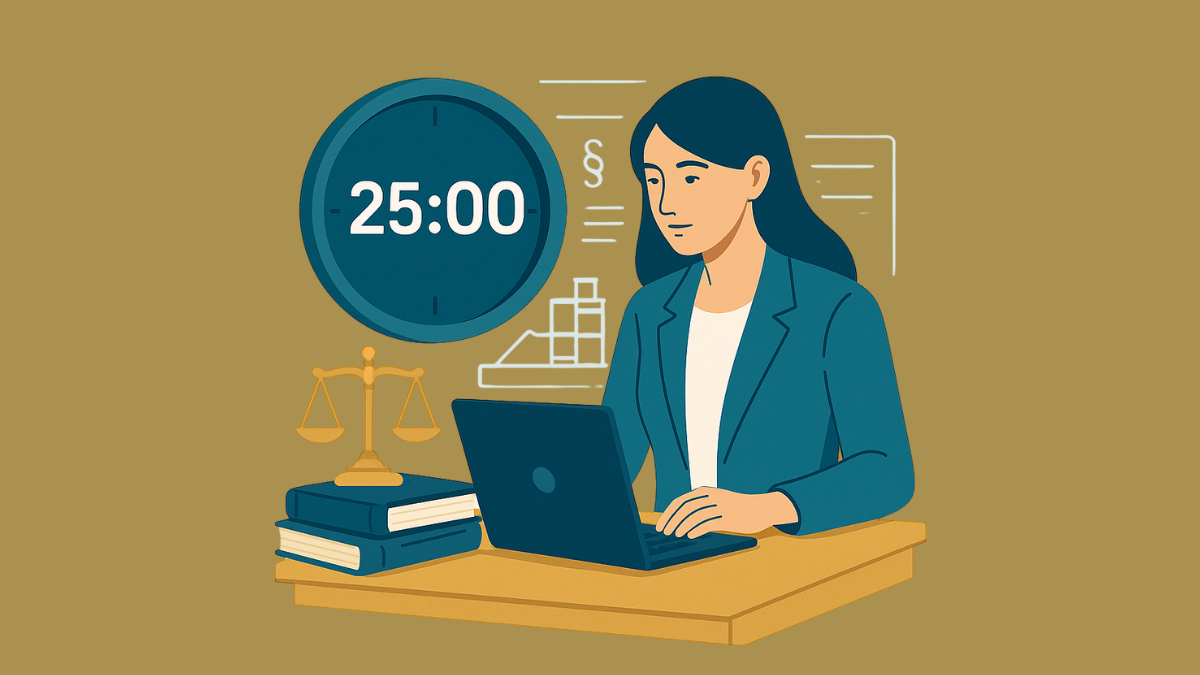 Post Técnica Pomodoro: Como Melhorar a Produtividade e o Foco na Advocacia
