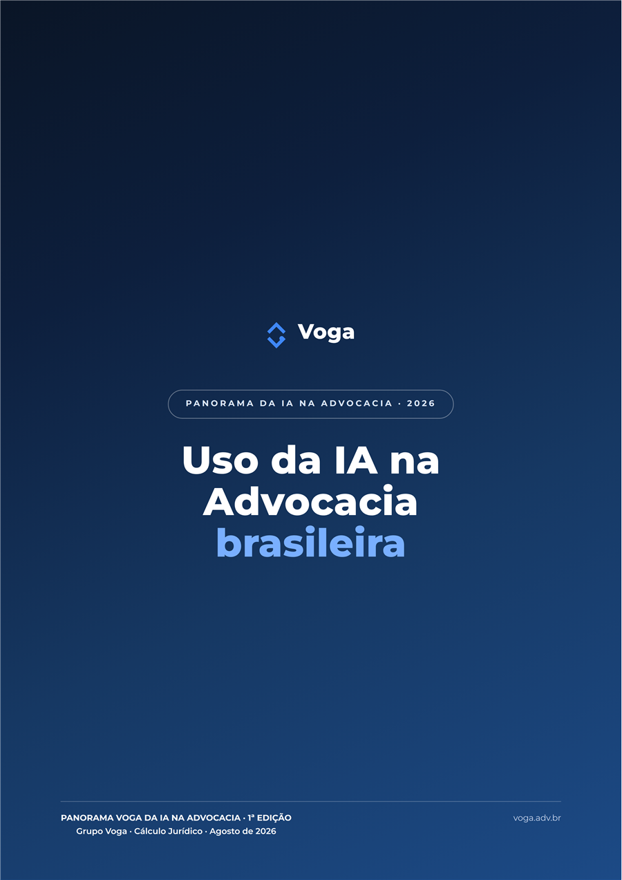 Capa do e-book Panorama Voga da IA na Advocacia 2026